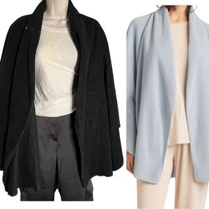 PLUTO Lingerie Peony Wrap in Black Soft & Cozy Lounge ONE SIZE NWT